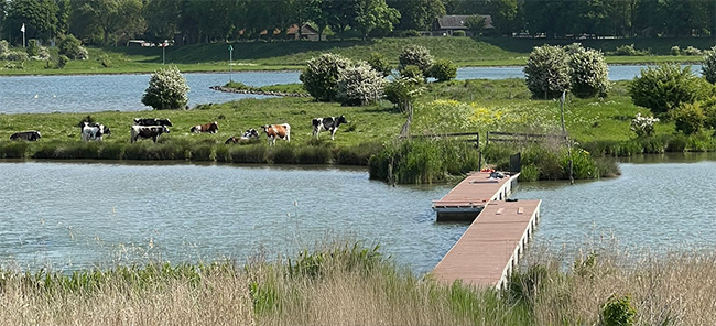 Nieuwe brug in aanbouw