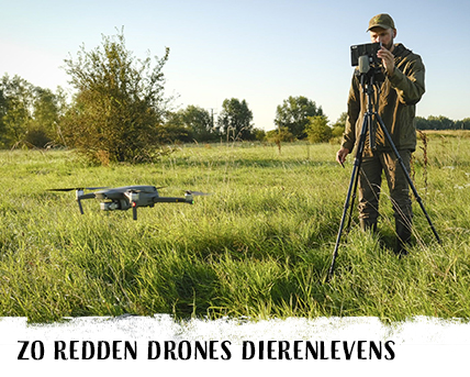 Zo redden drones dierenlevens